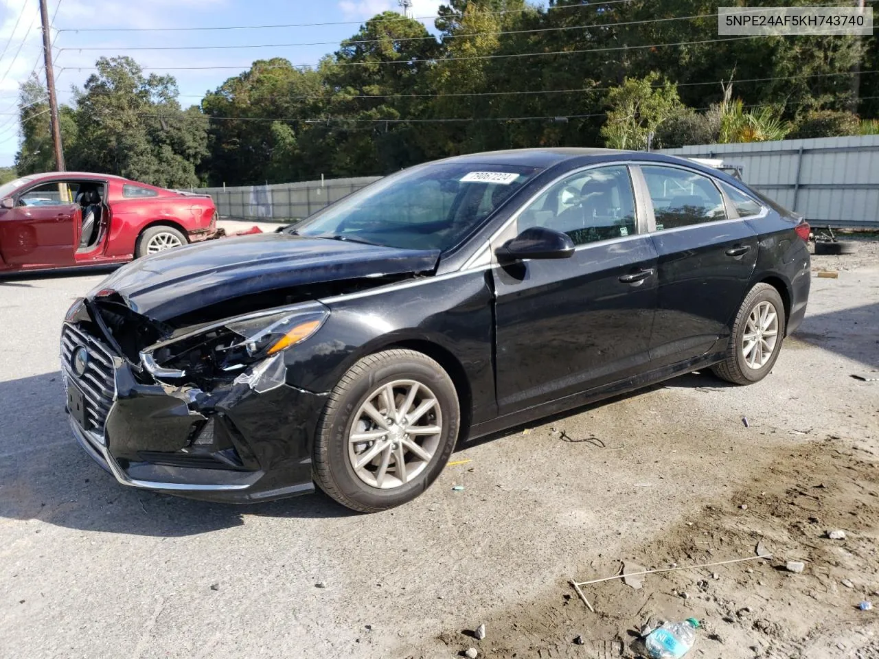 2019 Hyundai Sonata Se VIN: 5NPE24AF5KH743740 Lot: 79067224