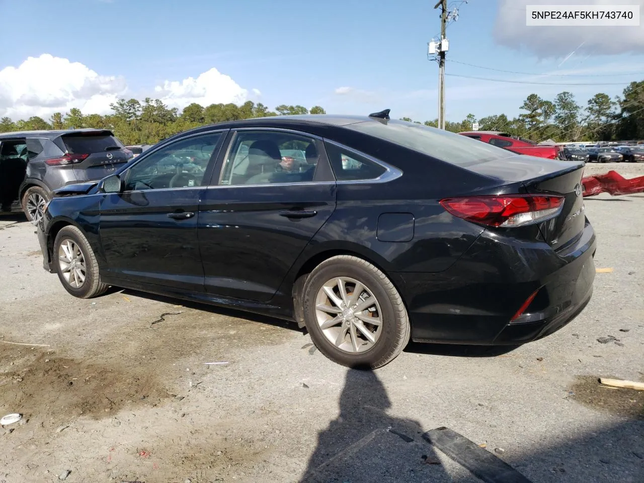 2019 Hyundai Sonata Se VIN: 5NPE24AF5KH743740 Lot: 79067224