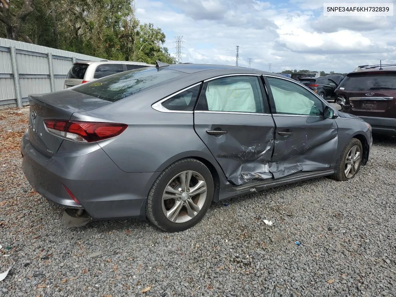 2019 Hyundai Sonata Limited VIN: 5NPE34AF6KH732839 Lot: 79184814