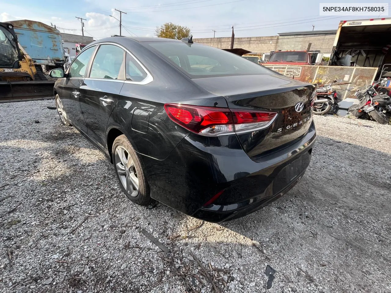 2019 Hyundai Sonata Limited VIN: 5NPE34AF8KH758035 Lot: 79392294