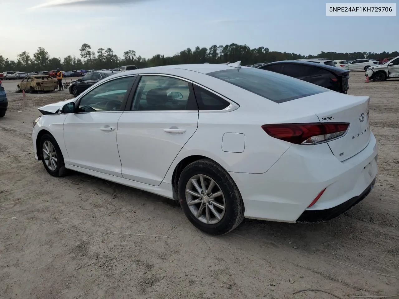 2019 Hyundai Sonata Se VIN: 5NPE24AF1KH729706 Lot: 79464034