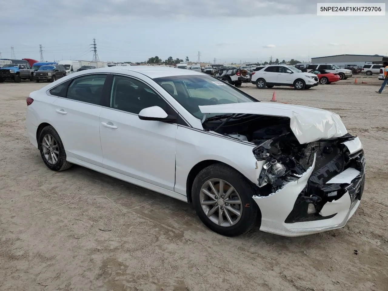 2019 Hyundai Sonata Se VIN: 5NPE24AF1KH729706 Lot: 79464034