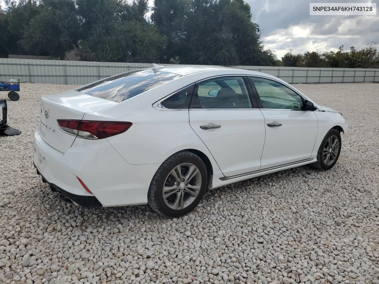 2019 Hyundai Sonata Limited VIN: 5NPE34AF6KH743128 Lot: 79467004