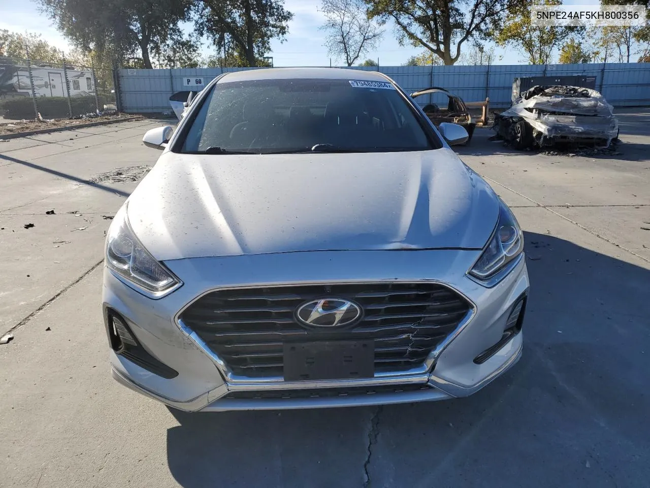 2019 Hyundai Sonata Se VIN: 5NPE24AF5KH800356 Lot: 79485384