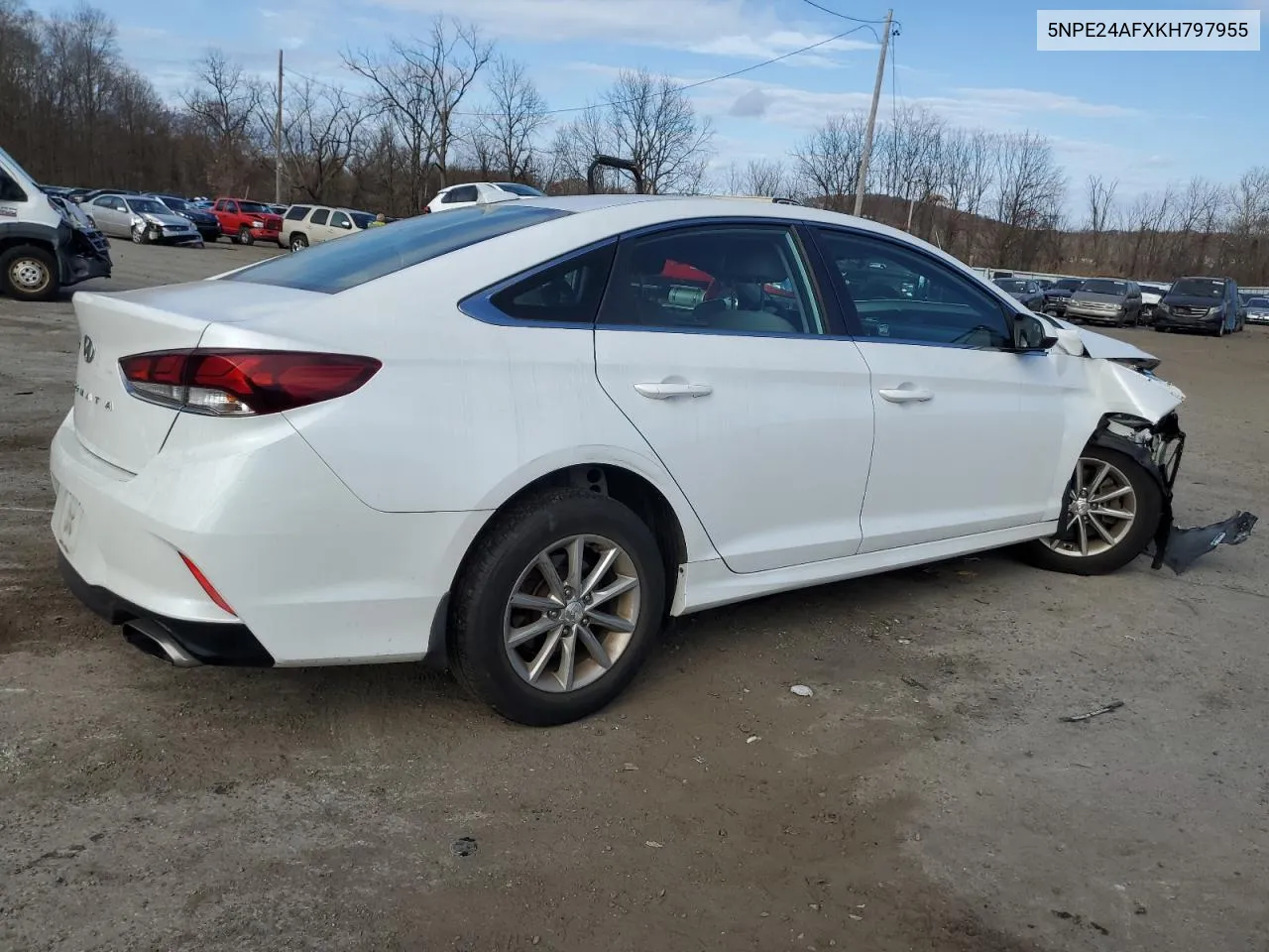 2019 Hyundai Sonata Se VIN: 5NPE24AFXKH797955 Lot: 79502334