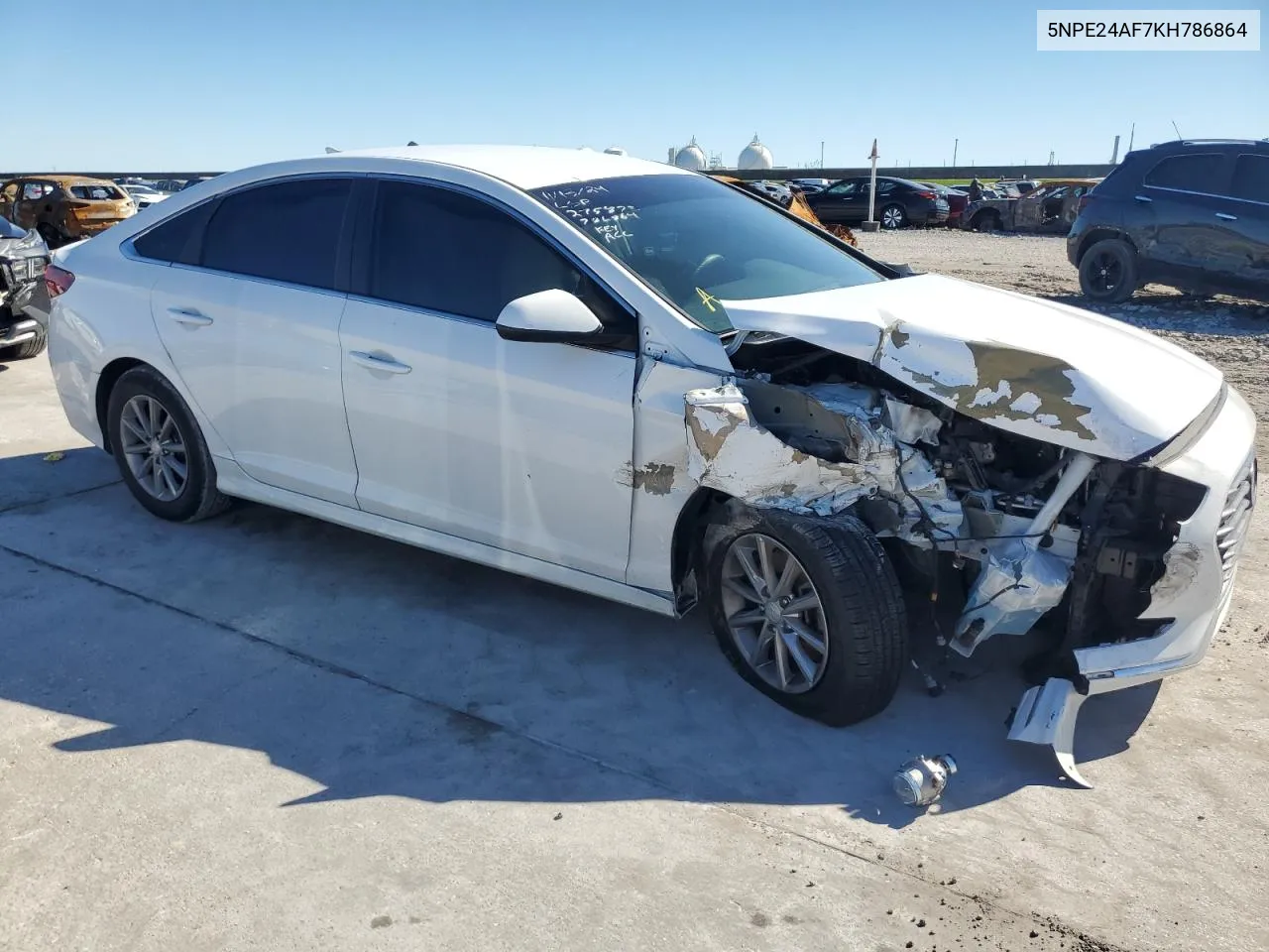 2019 Hyundai Sonata Se VIN: 5NPE24AF7KH786864 Lot: 80917764