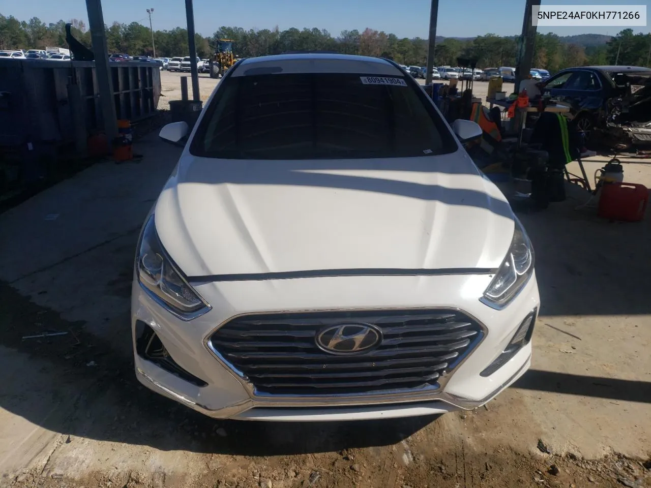 2019 Hyundai Sonata Se VIN: 5NPE24AF0KH771266 Lot: 80941904