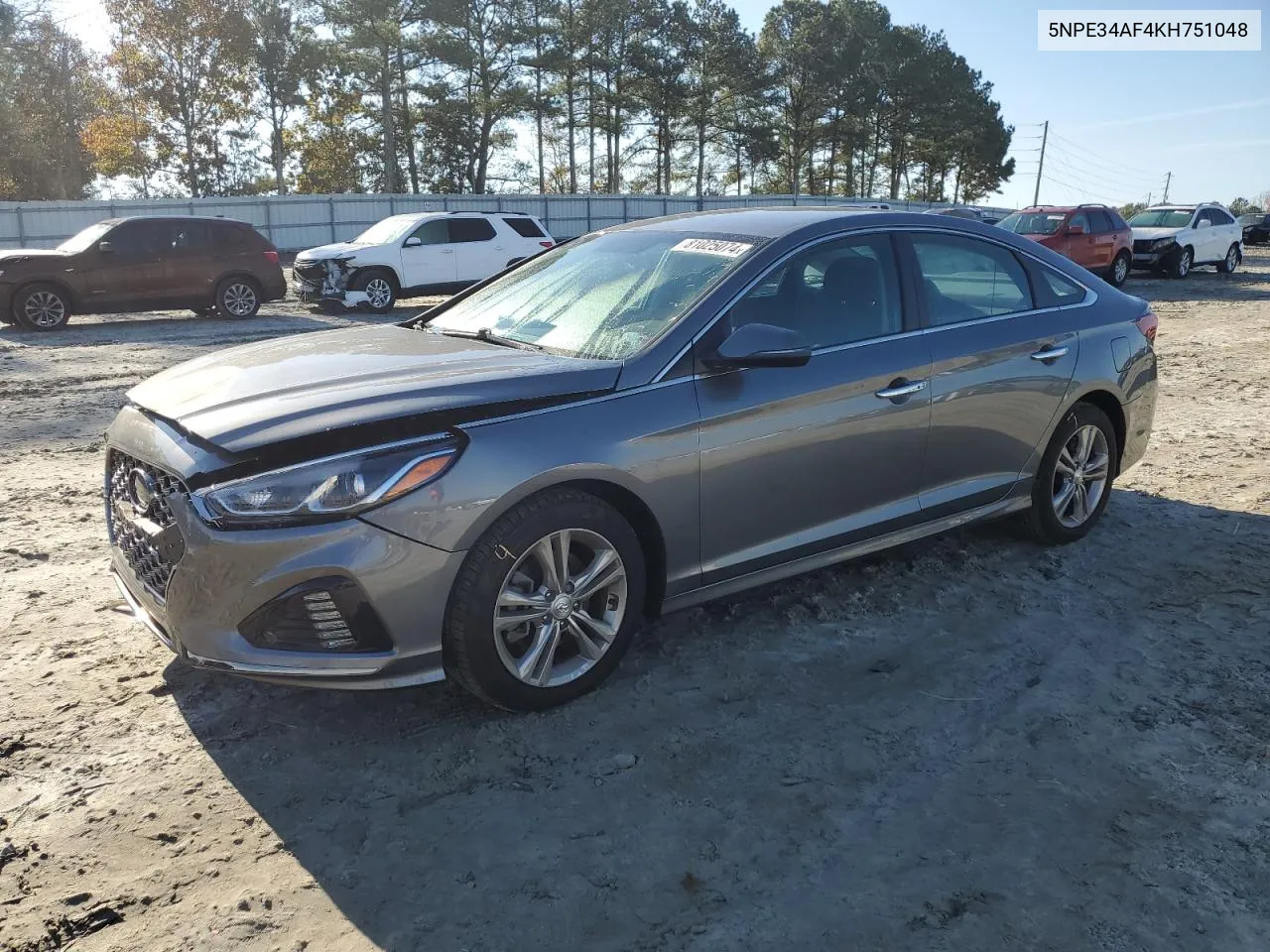 2019 Hyundai Sonata Limited VIN: 5NPE34AF4KH751048 Lot: 81025074