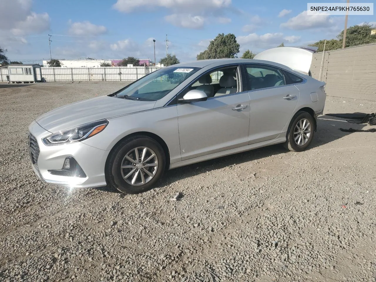 2019 Hyundai Sonata Se VIN: 5NPE24AF9KH765630 Lot: 81176294