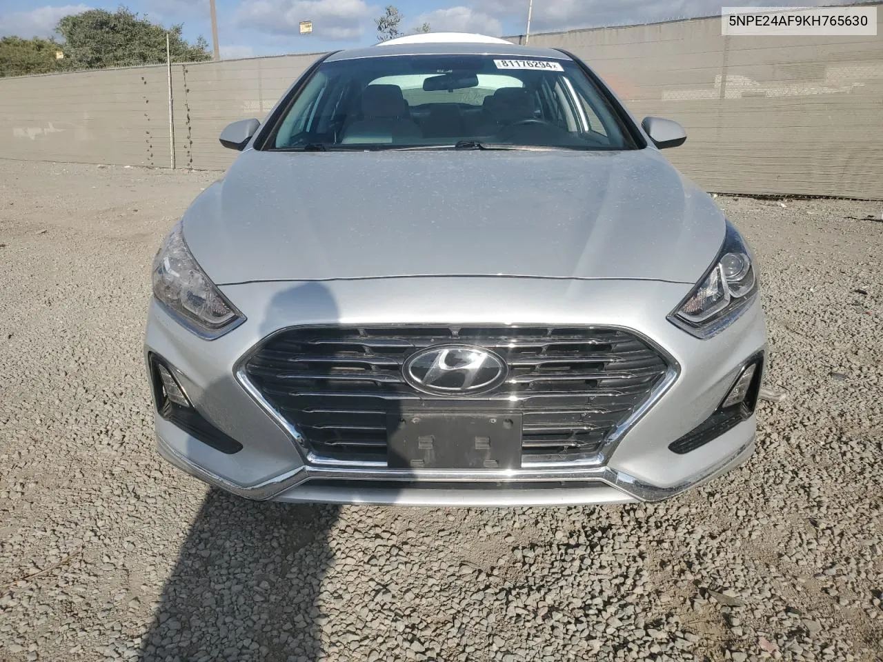 2019 Hyundai Sonata Se VIN: 5NPE24AF9KH765630 Lot: 81176294