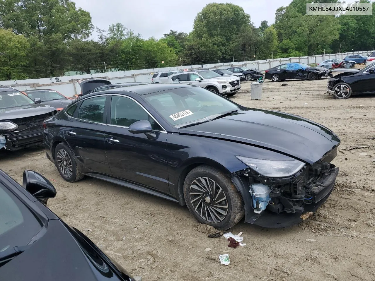 2020 Hyundai Sonata Hybrid VIN: KMHL54JJXLA010557 Lot: 48405174