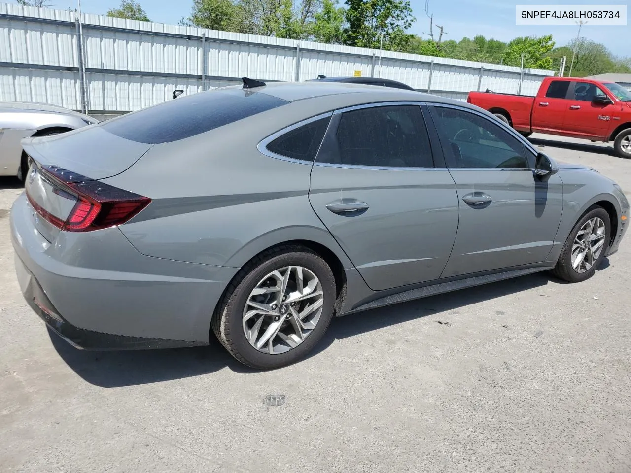 2020 Hyundai Sonata Sel VIN: 5NPEF4JA8LH053734 Lot: 51376574