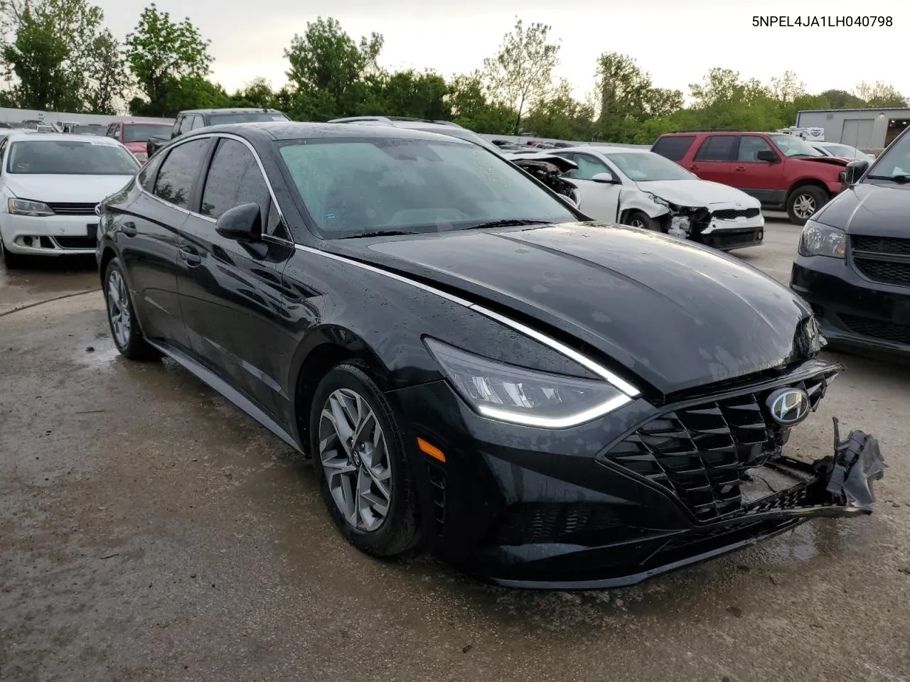 2020 Hyundai Sonata Sel VIN: 5NPEL4JA1LH040798 Lot: 53691654