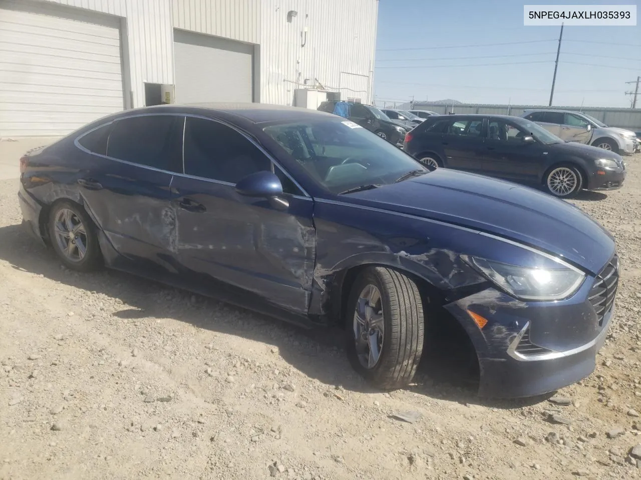 2020 Hyundai Sonata Se VIN: 5NPEG4JAXLH035393 Lot: 55338284