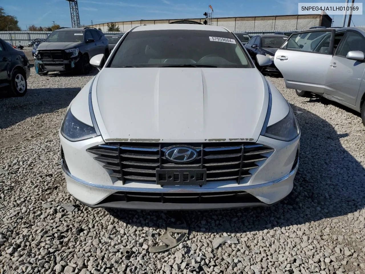 2020 Hyundai Sonata Se VIN: 5NPEG4JA1LH010169 Lot: 57959604