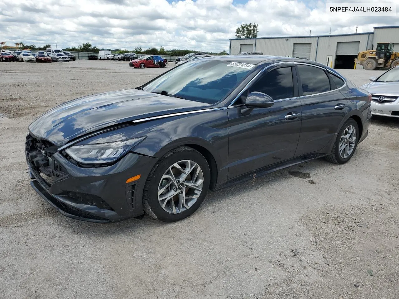 2020 Hyundai Sonata Sel VIN: 5NPEF4JA4LH023484 Lot: 58223014