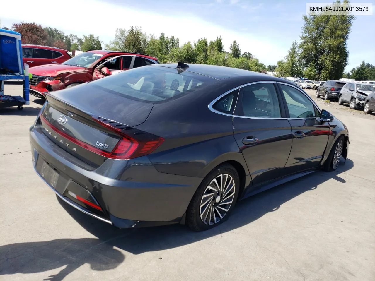 2020 Hyundai Sonata Hybrid VIN: KMHL54JJ2LA013579 Lot: 58396854