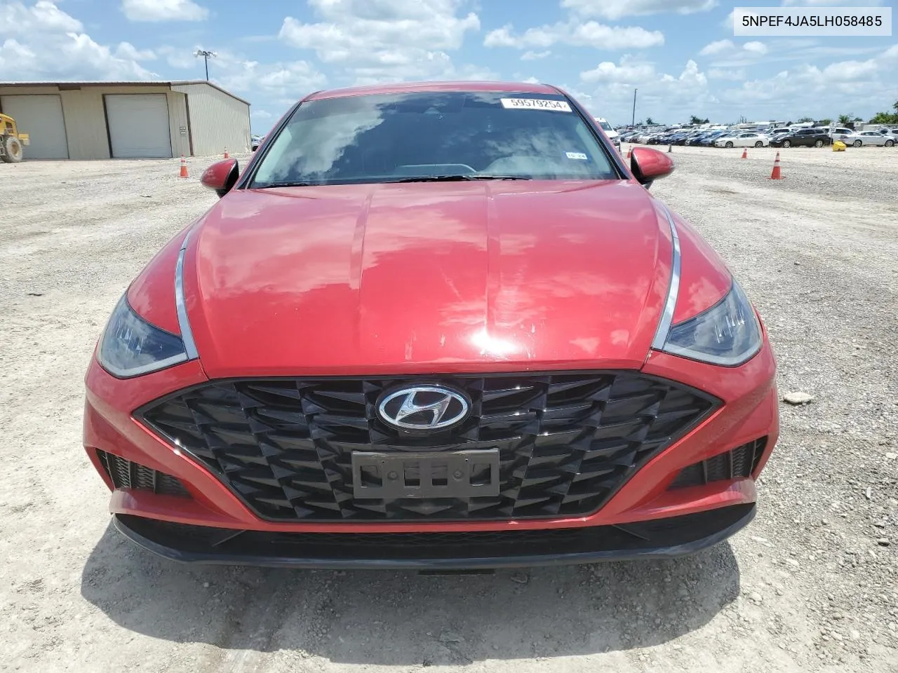 2020 Hyundai Sonata Sel VIN: 5NPEF4JA5LH058485 Lot: 59579254