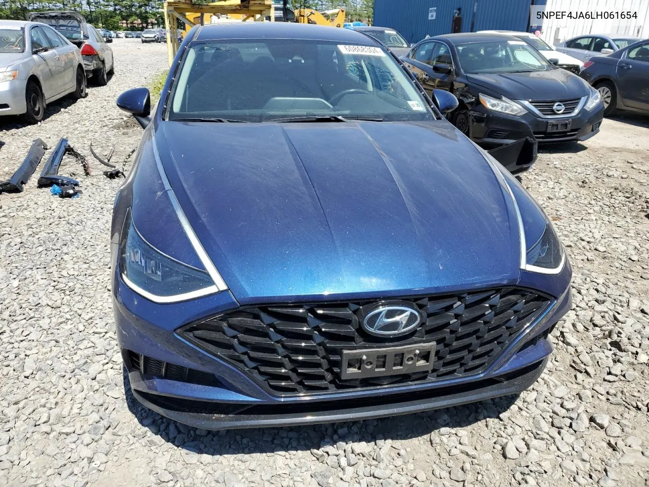 2020 Hyundai Sonata Sel VIN: 5NPEF4JA6LH061654 Lot: 60868304