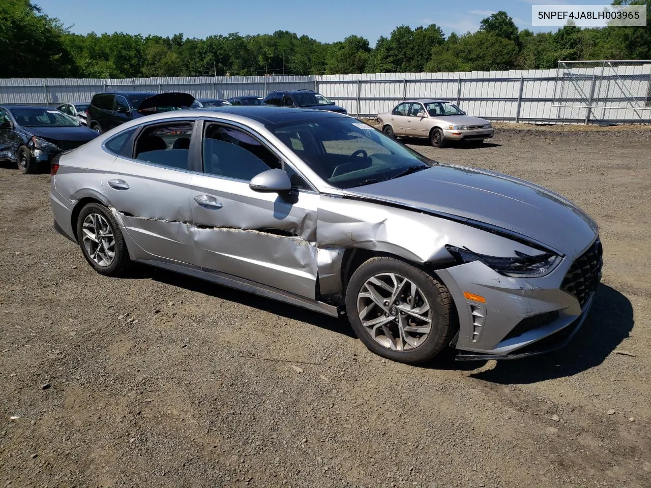 5NPEF4JA8LH003965 2020 Hyundai Sonata Sel