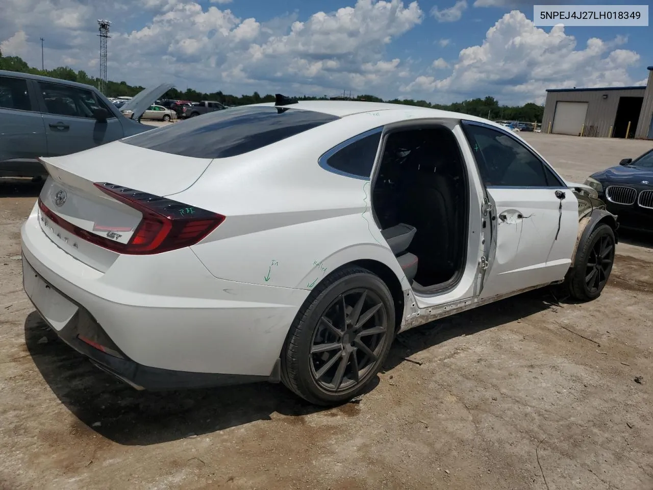 2020 Hyundai Sonata Sel Plus VIN: 5NPEJ4J27LH018349 Lot: 61980244