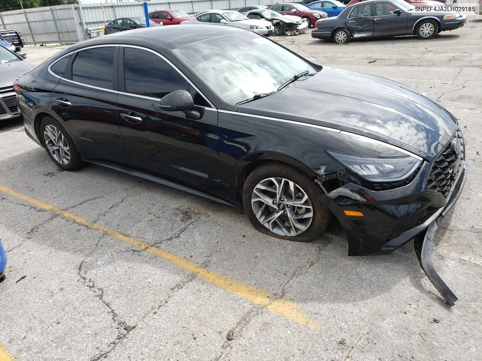 2020 Hyundai Sonata Sel VIN: 5NPEF4JA2LH029185 Lot: 61999464