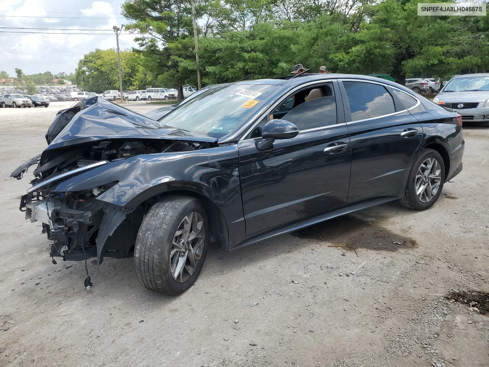 2020 Hyundai Sonata Sel VIN: 5NPEF4JA8LH045875 Lot: 62695614