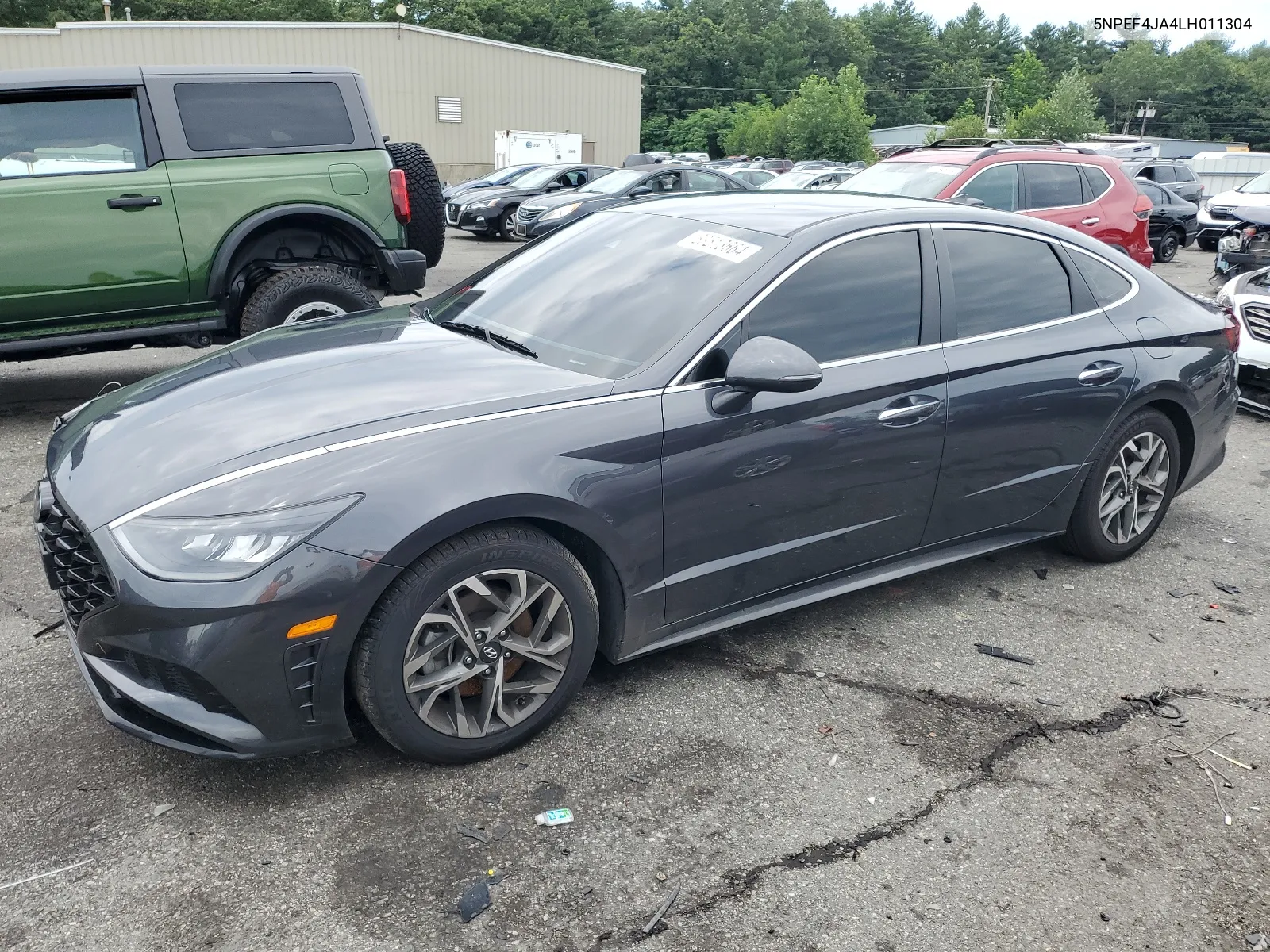 2020 Hyundai Sonata Sel VIN: 5NPEF4JA4LH011304 Lot: 63513664