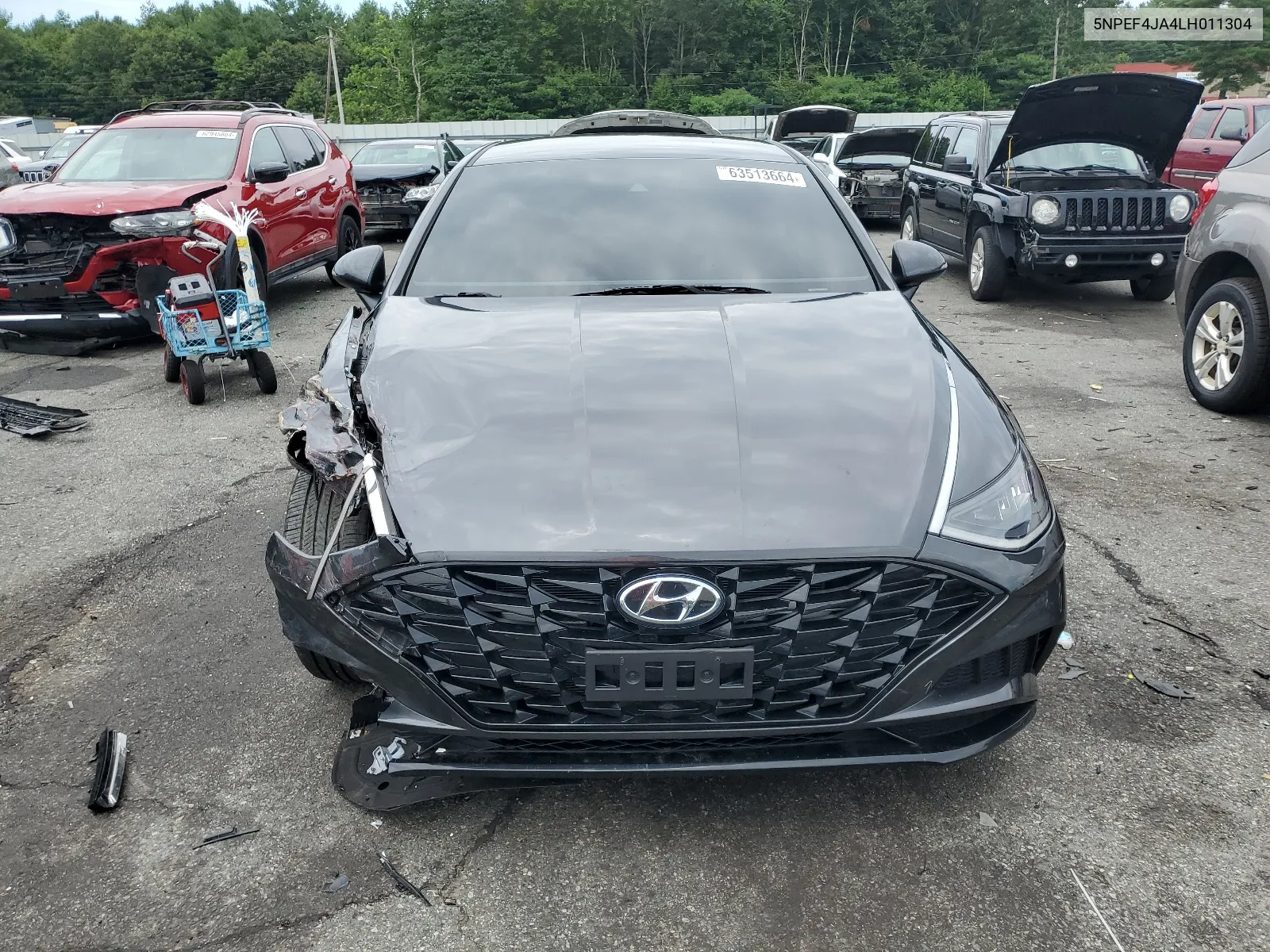 5NPEF4JA4LH011304 2020 Hyundai Sonata Sel