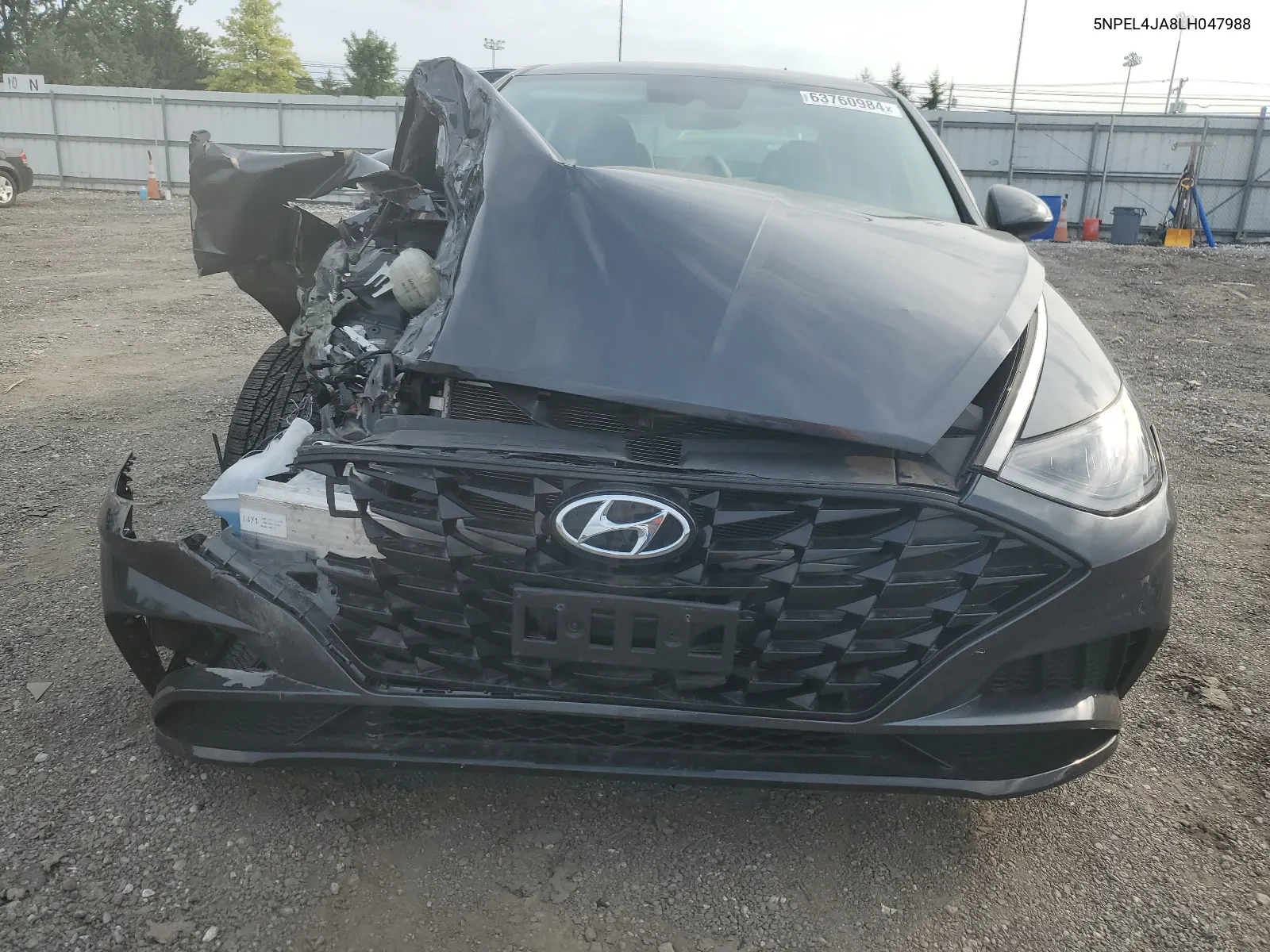 2020 Hyundai Sonata Sel VIN: 5NPEL4JA8LH047988 Lot: 63760984