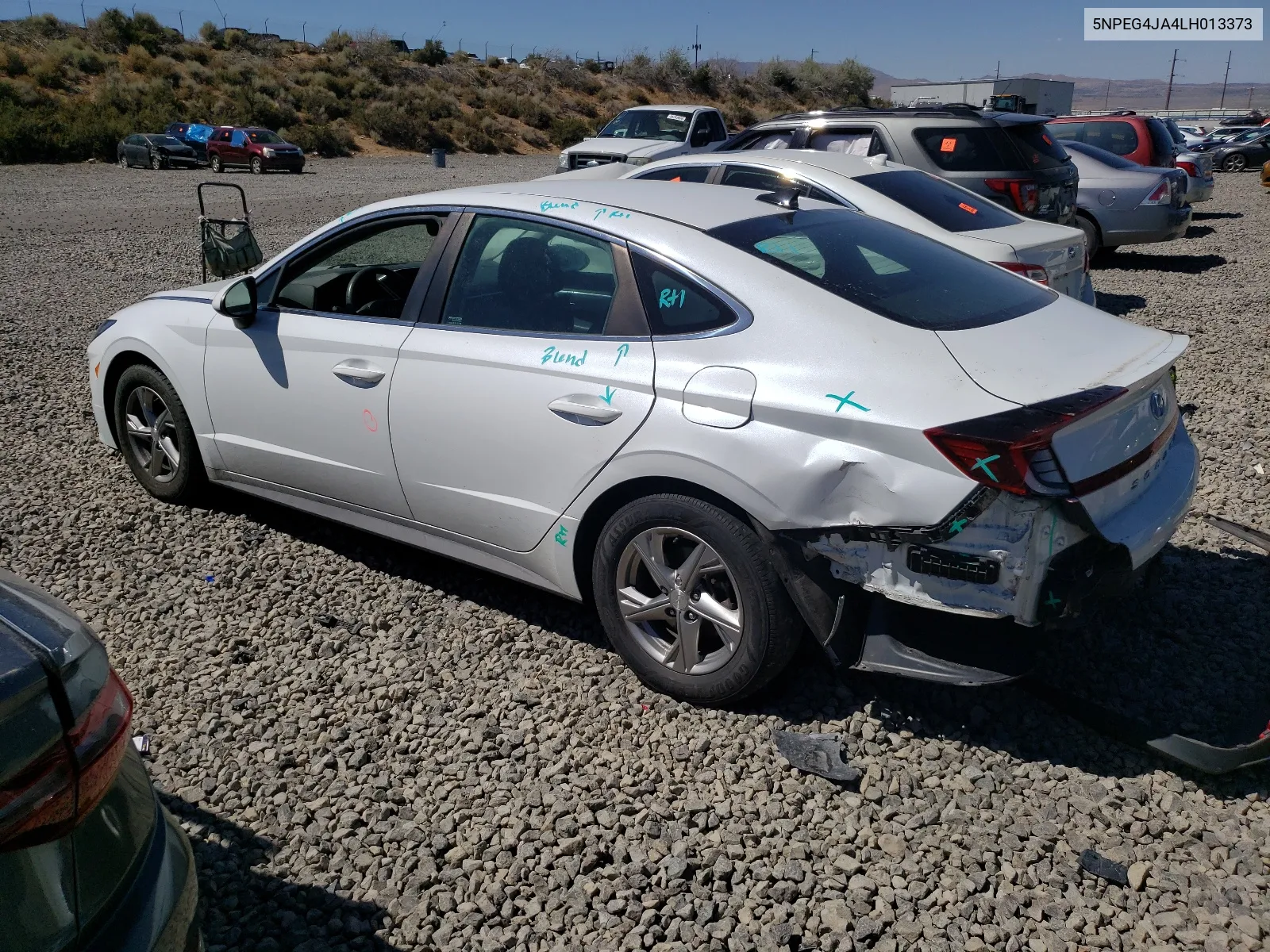 2020 Hyundai Sonata Se VIN: 5NPEG4JA4LH013373 Lot: 65553684