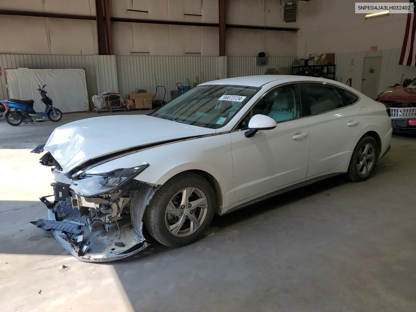 5NPEG4JA3LH032402 2020 Hyundai Sonata Se