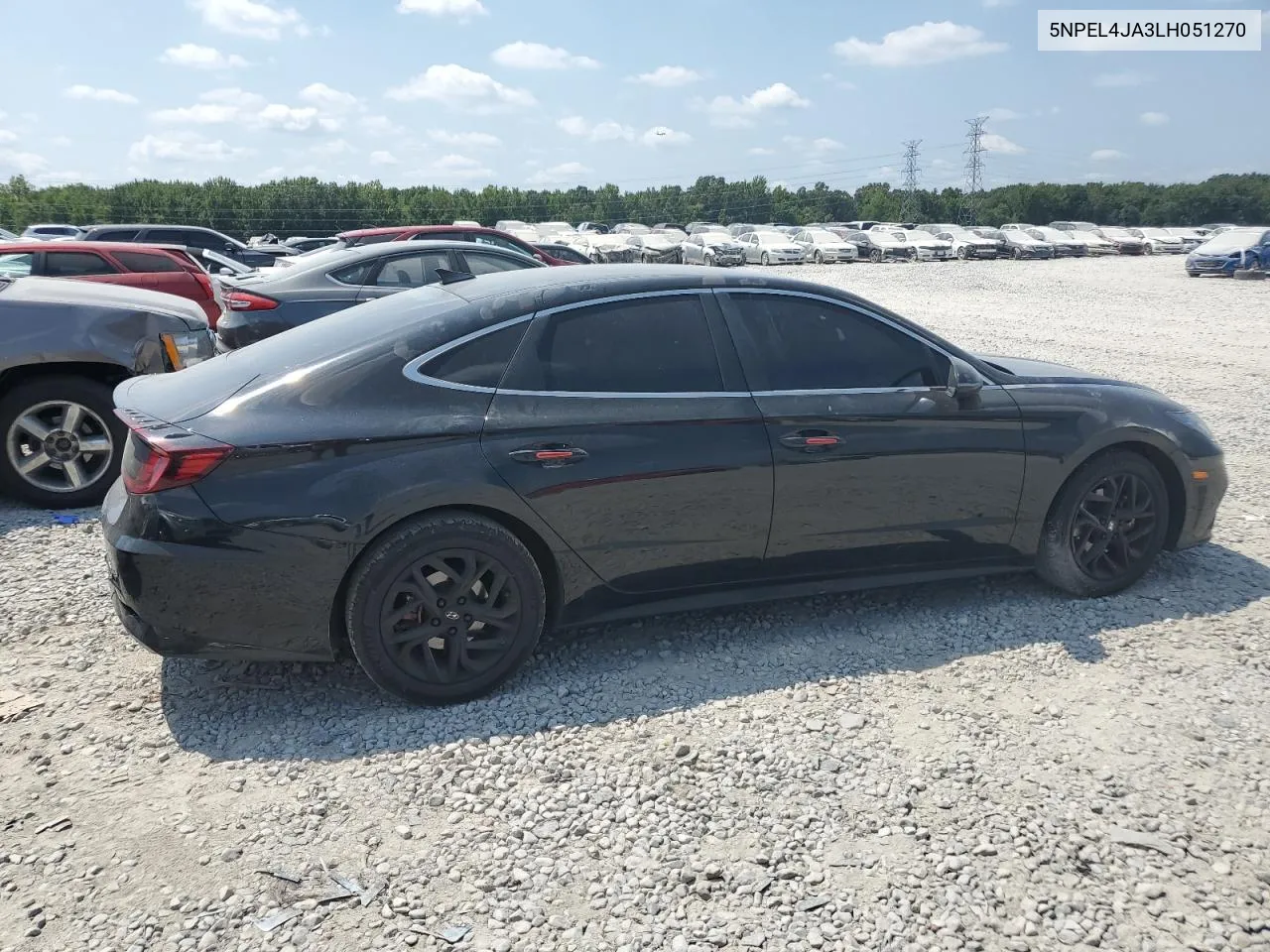 2020 Hyundai Sonata Sel VIN: 5NPEL4JA3LH051270 Lot: 66802404