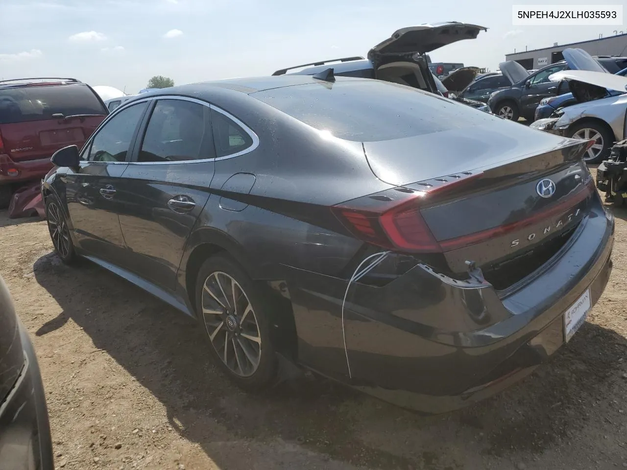 2020 Hyundai Sonata Limited VIN: 5NPEH4J2XLH035593 Lot: 67113184