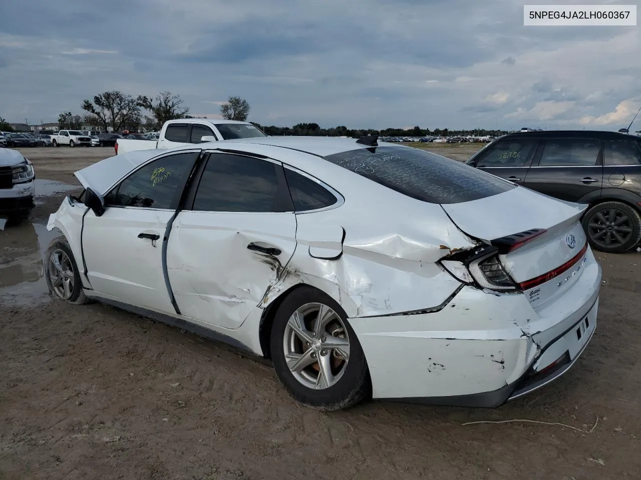 5NPEG4JA2LH060367 2020 Hyundai Sonata Se