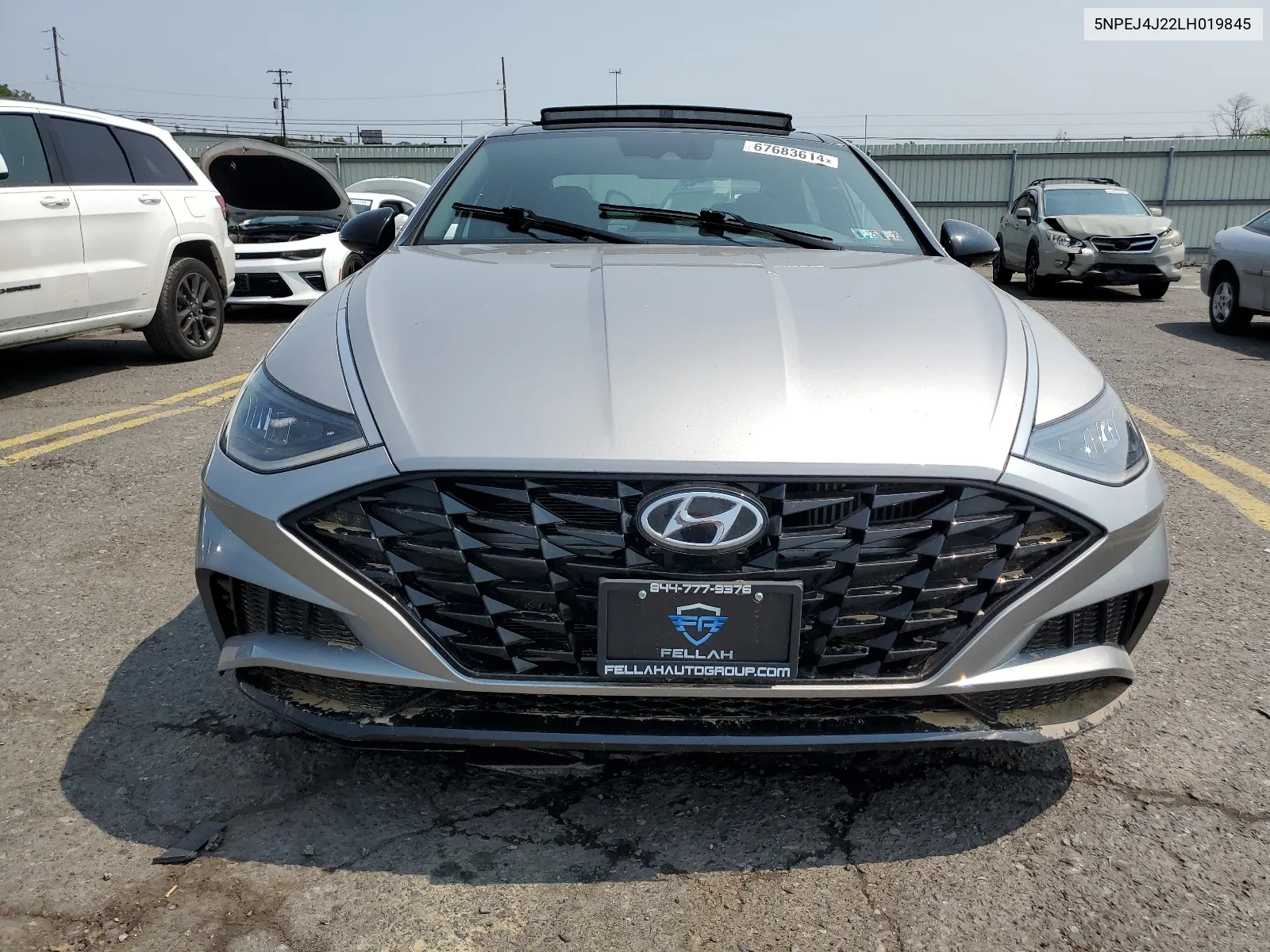 2020 Hyundai Sonata Sel Plus VIN: 5NPEJ4J22LH019845 Lot: 67683614