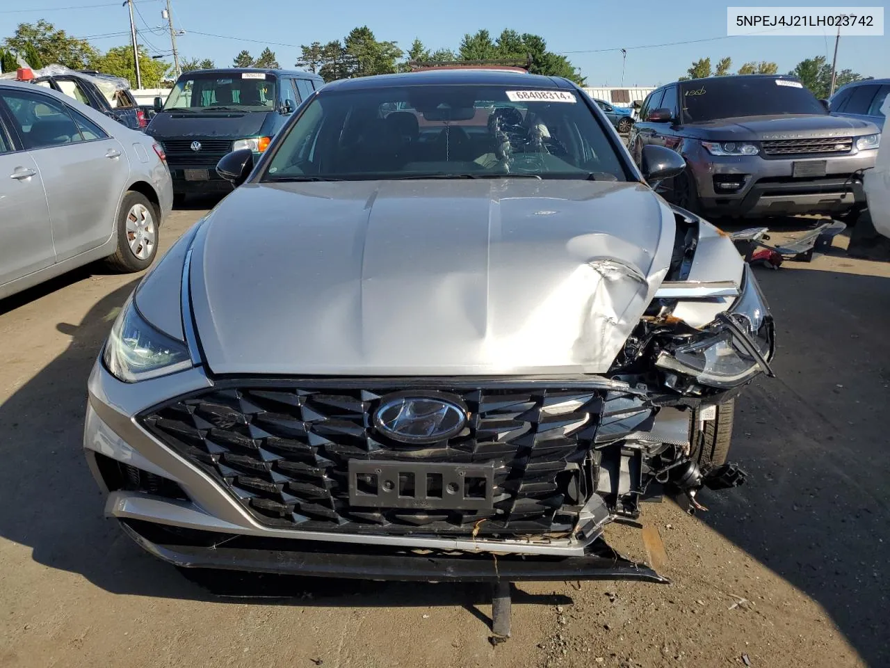 2020 Hyundai Sonata Sel Plus VIN: 5NPEJ4J21LH023742 Lot: 68408314