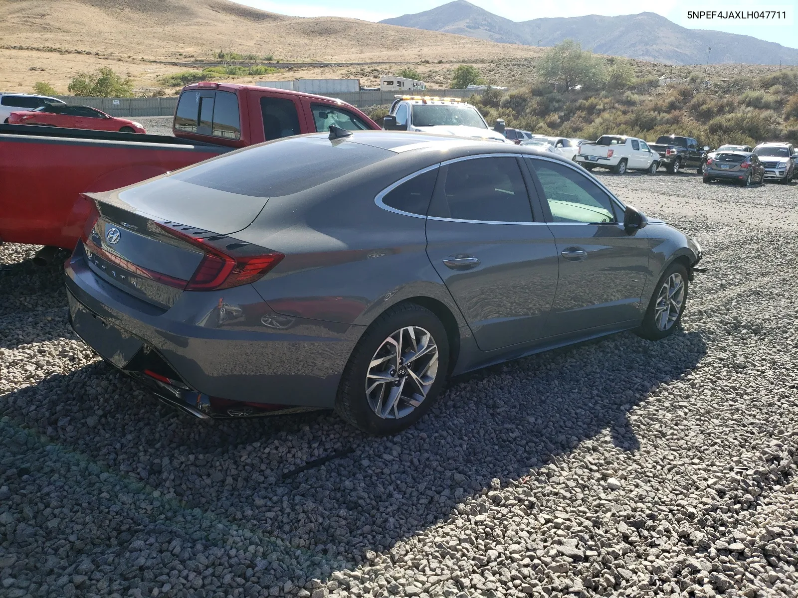 2020 Hyundai Sonata Sel VIN: 5NPEF4JAXLH047711 Lot: 68476084