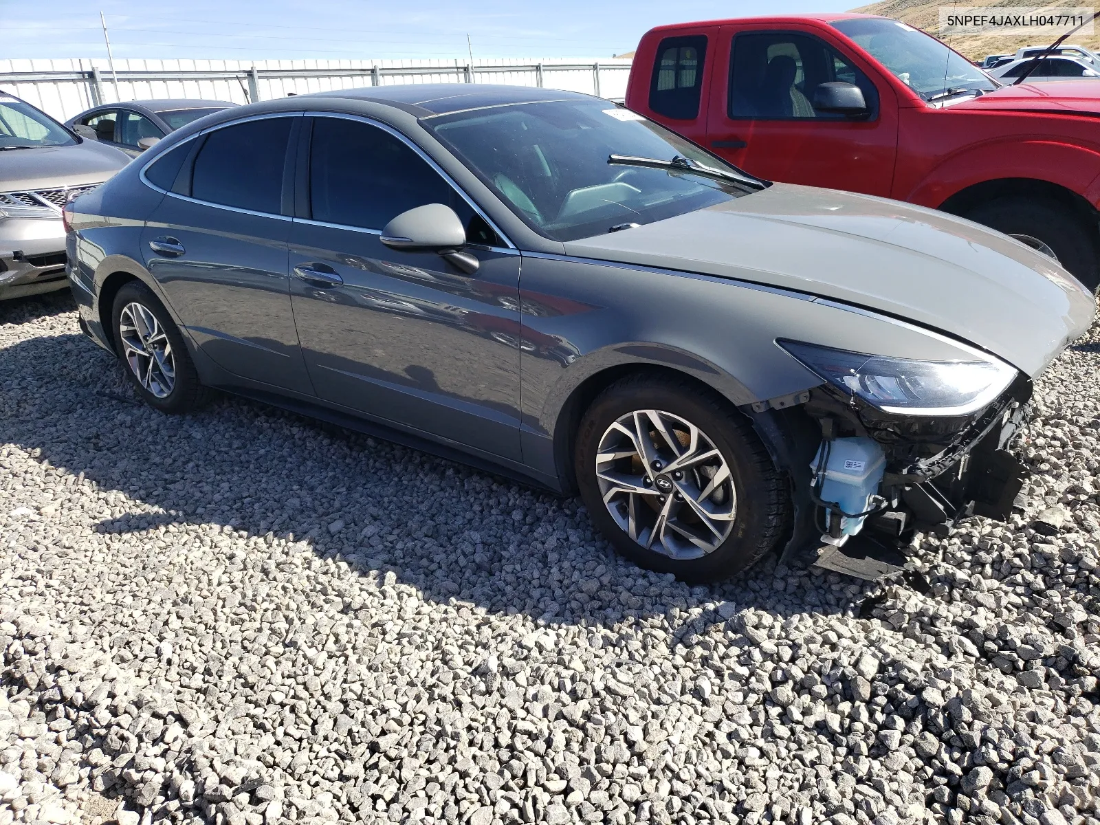 2020 Hyundai Sonata Sel VIN: 5NPEF4JAXLH047711 Lot: 68476084