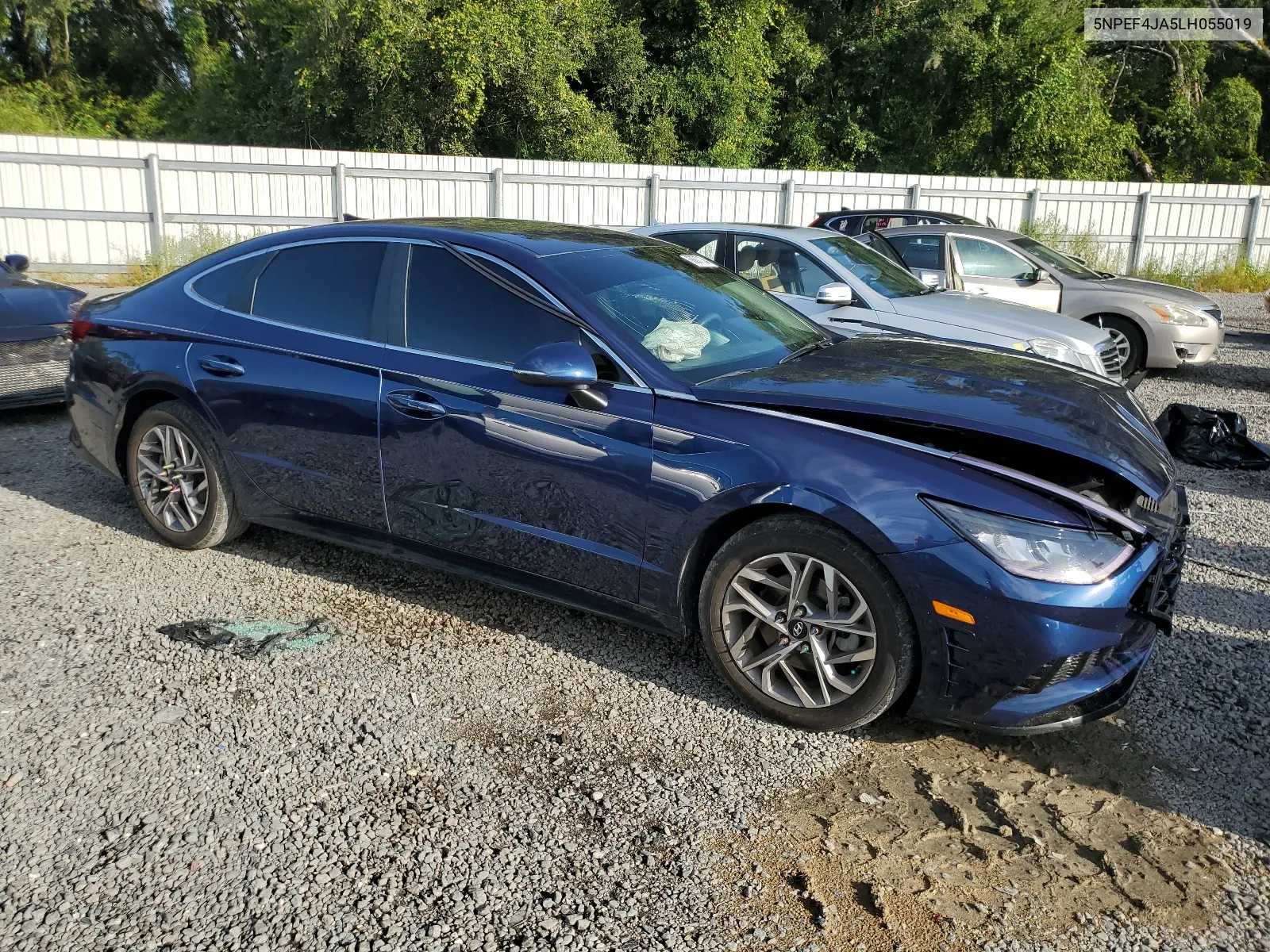 2020 Hyundai Sonata Sel VIN: 5NPEF4JA5LH055019 Lot: 68607134