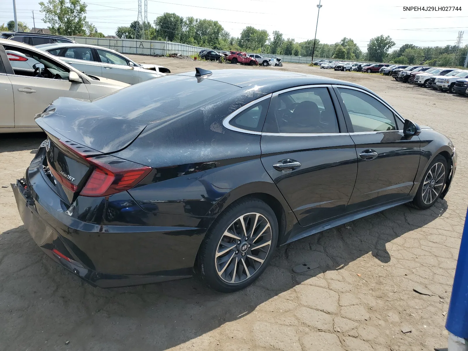 2020 Hyundai Sonata Limited VIN: 5NPEH4J29LH027744 Lot: 68738644