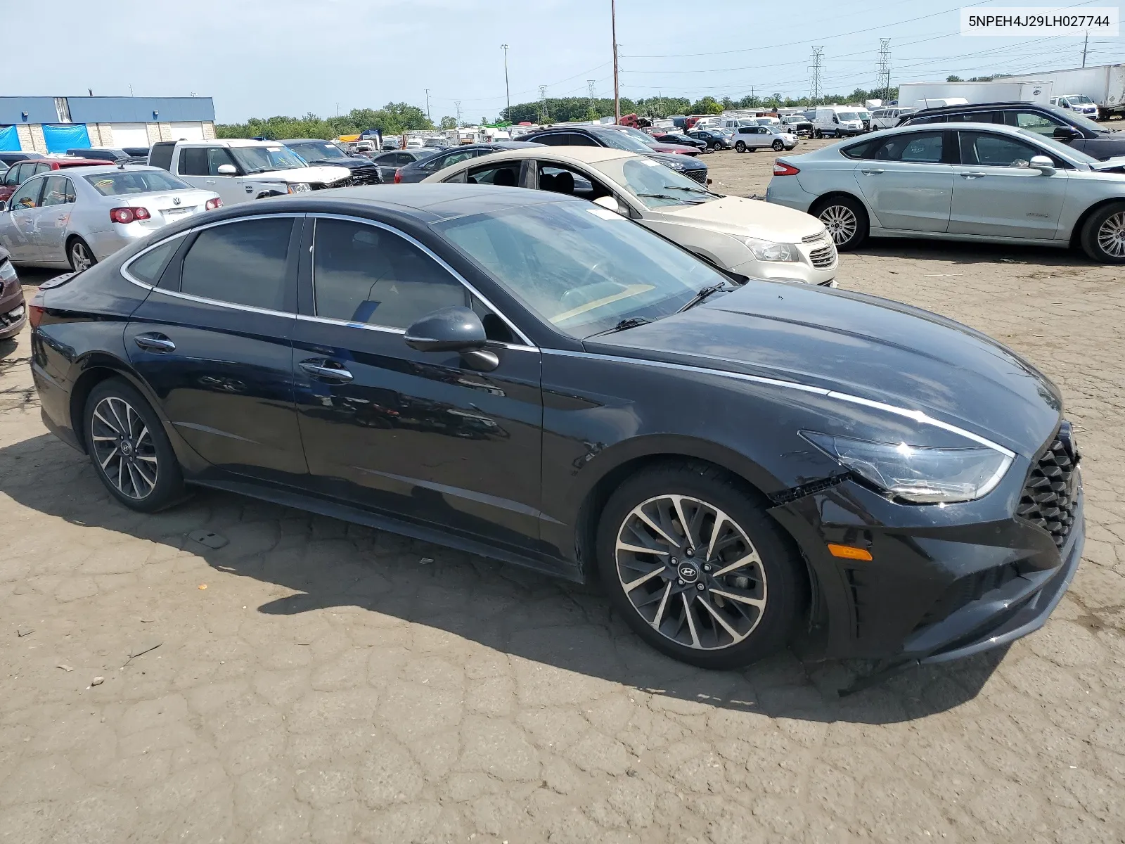 2020 Hyundai Sonata Limited VIN: 5NPEH4J29LH027744 Lot: 68738644