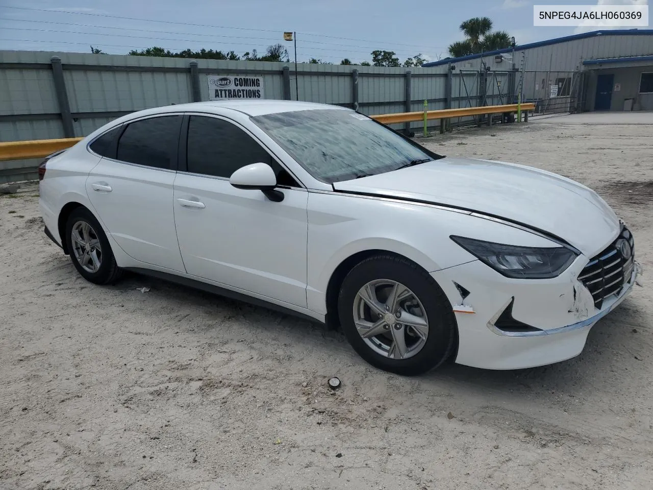 2020 Hyundai Sonata Se VIN: 5NPEG4JA6LH060369 Lot: 68768714