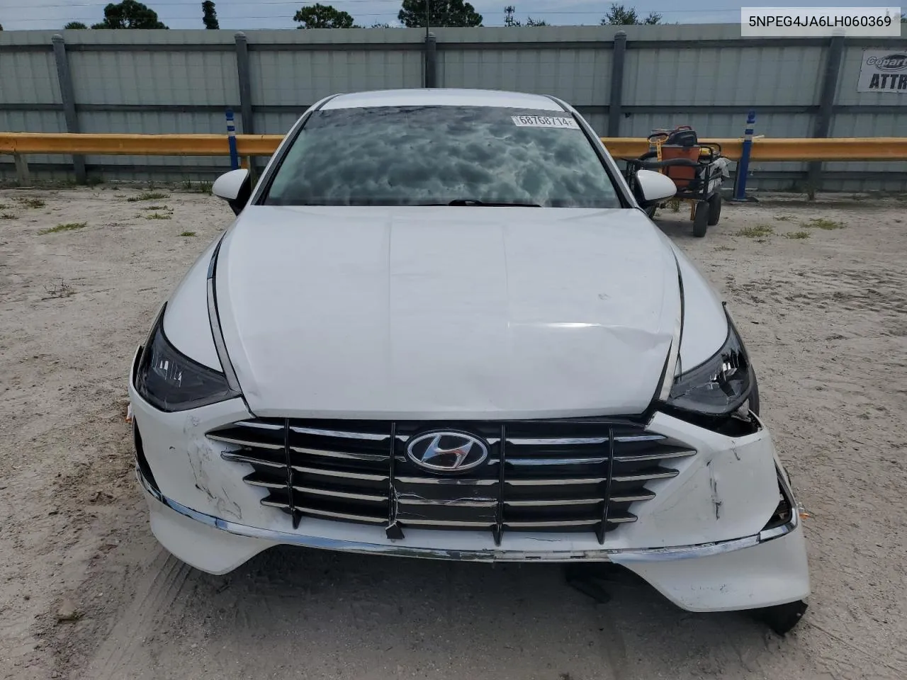 2020 Hyundai Sonata Se VIN: 5NPEG4JA6LH060369 Lot: 68768714