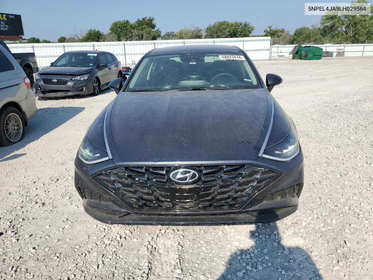 2020 Hyundai Sonata Sel VIN: 5NPEL4JA9LH029564 Lot: 68823414