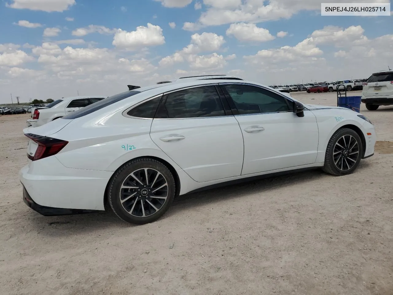 2020 Hyundai Sonata Sel Plus VIN: 5NPEJ4J26LH025714 Lot: 68913404