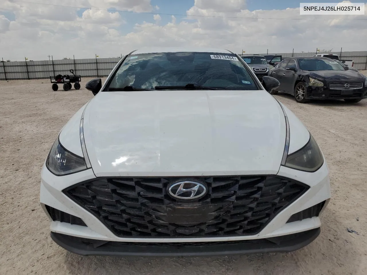 2020 Hyundai Sonata Sel Plus VIN: 5NPEJ4J26LH025714 Lot: 68913404