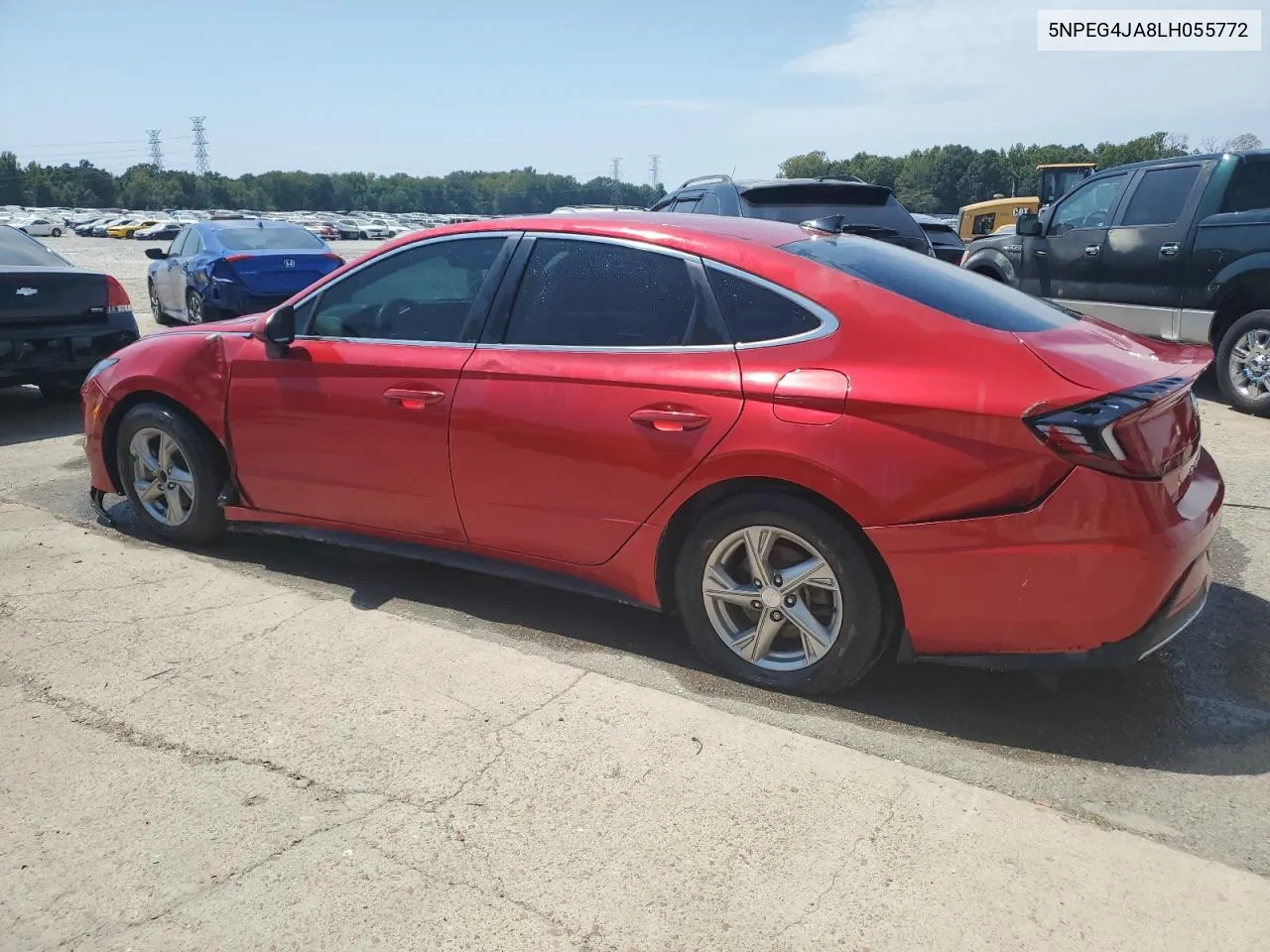 2020 Hyundai Sonata Se VIN: 5NPEG4JA8LH055772 Lot: 68937654