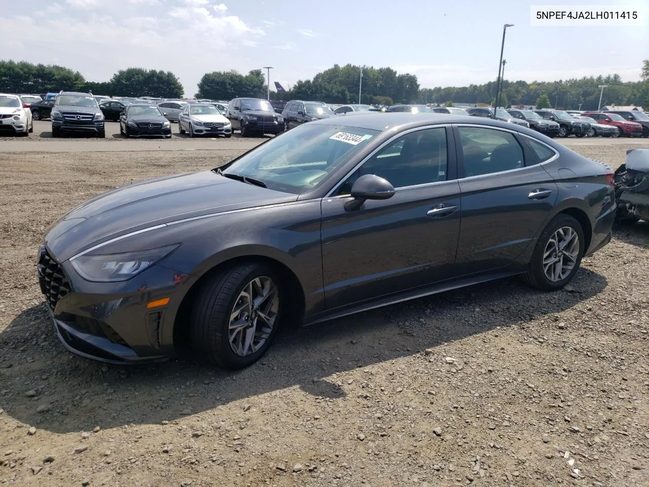 2020 Hyundai Sonata Sel VIN: 5NPEF4JA2LH011415 Lot: 69163344