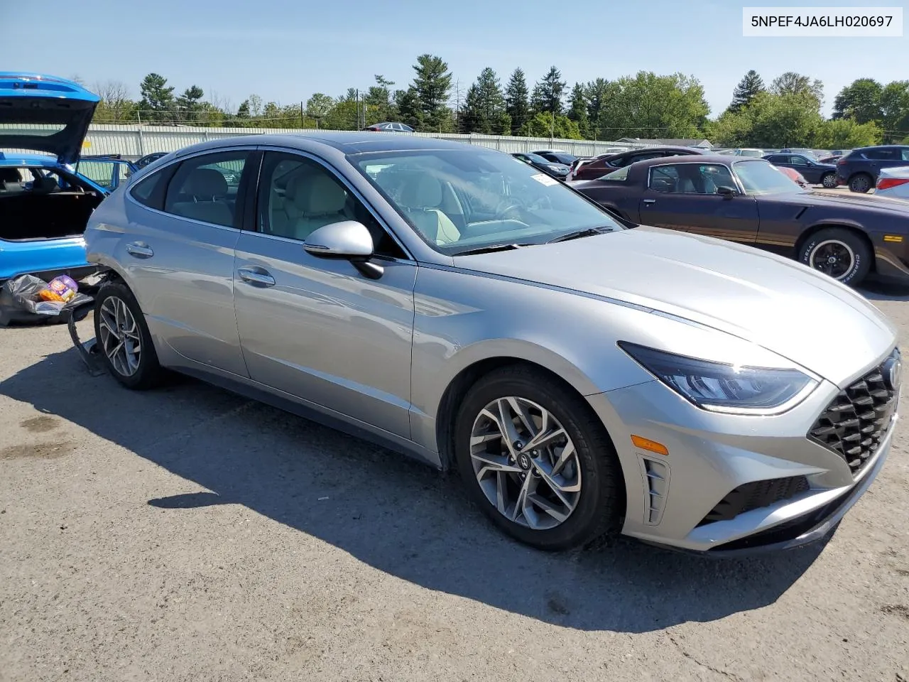 2020 Hyundai Sonata Sel VIN: 5NPEF4JA6LH020697 Lot: 69289724